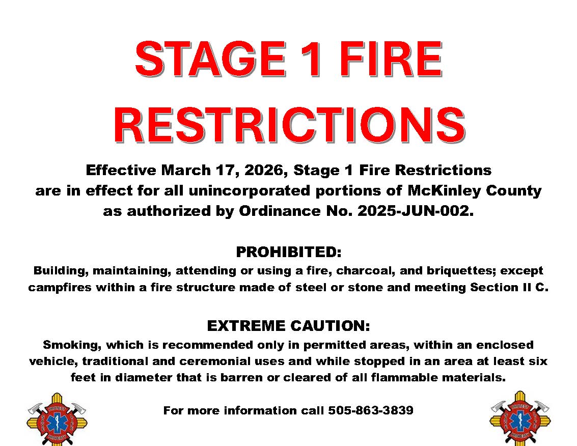 Stage 1 Restrictions Notice 3.17.2026